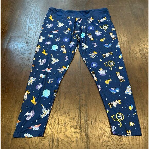 Disney 50th Anniversary 1x Ankle Leggings - Picture 1 of 3